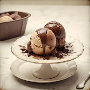 Chocolate and Vanilla Ice Cream
